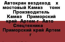 Автокран вездеход 3-х мостовый Камаз 14 тонн › Производитель ­ Камаз - Приморский край, Артем г. Авто » Спецтехника   . Приморский край,Артем г.